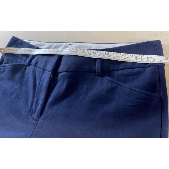 Talbots Hampshire Ankle Pants Blue Capri Chinos Classic Career Basic Womens 6P - Picture 5 of 7